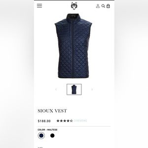 New Greyson Sioux vest navy M